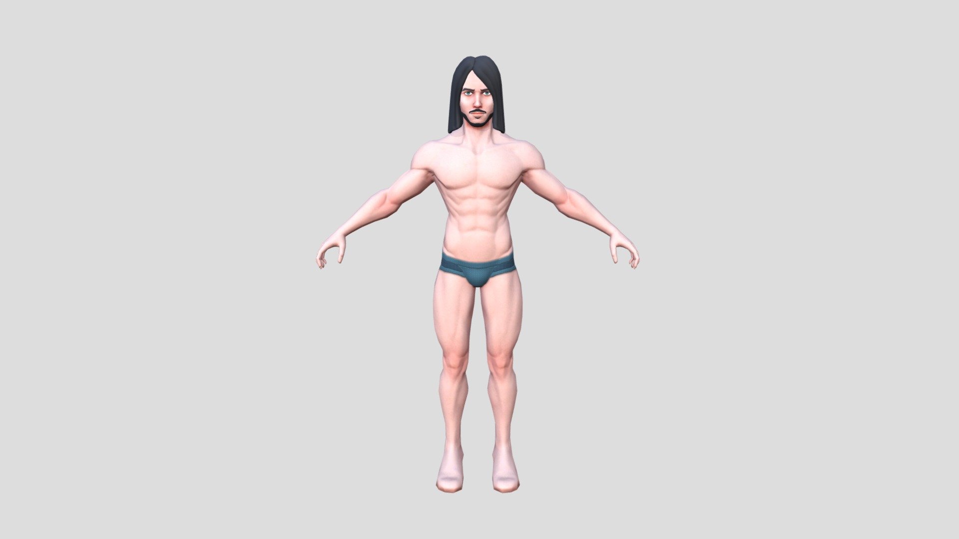 Male Character 3d model