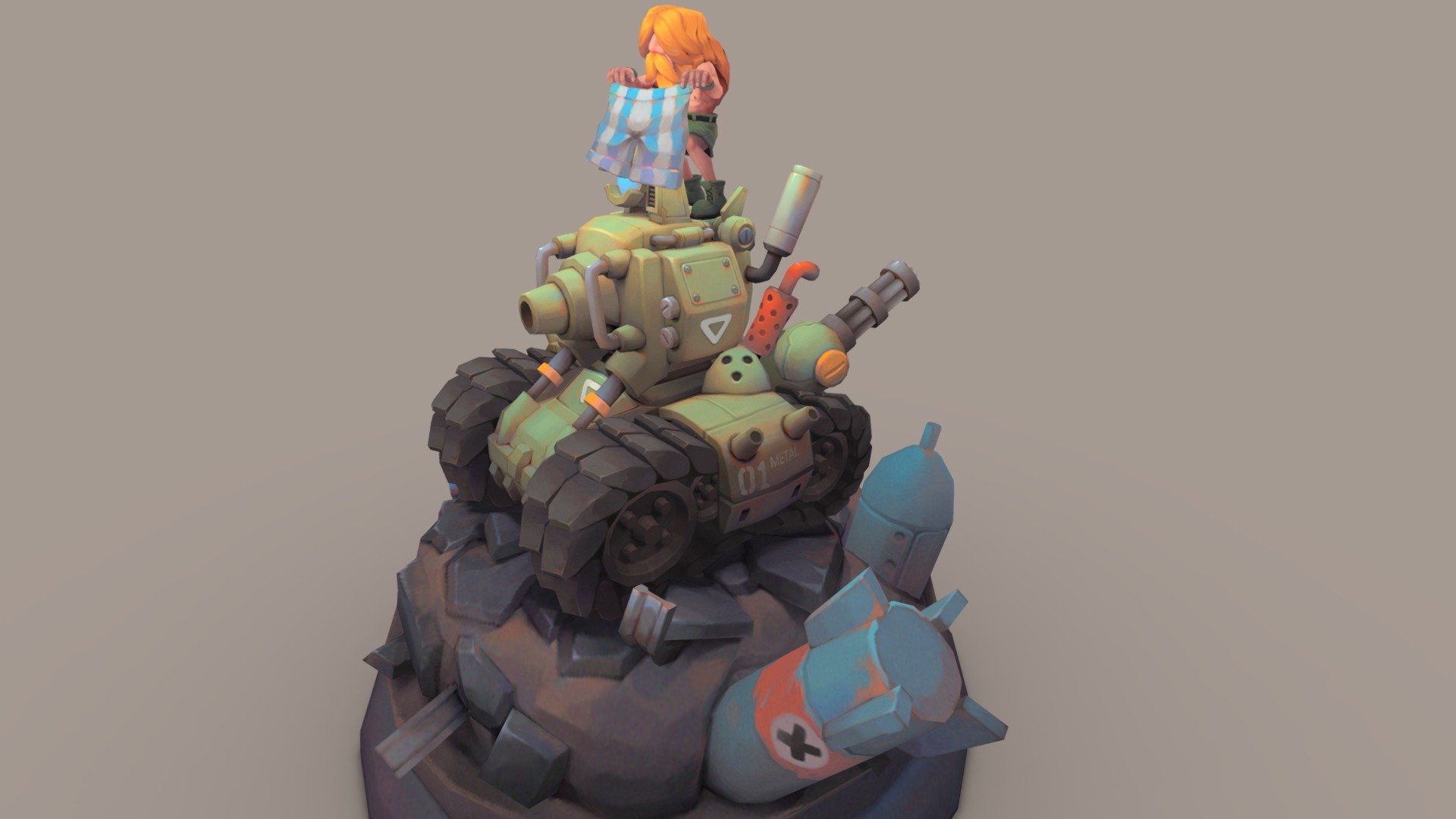 Metal Slug 3d model