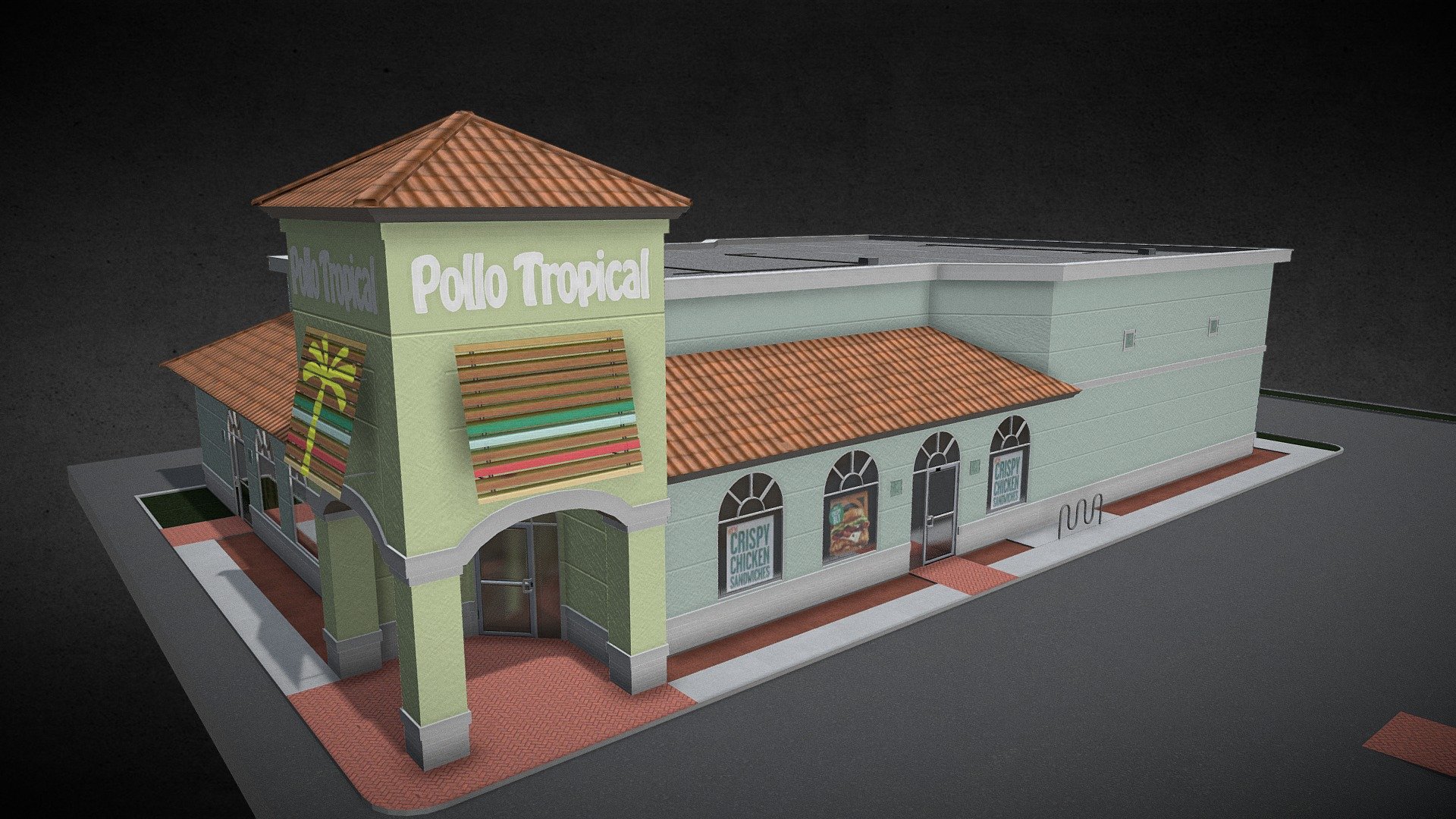 Polo Tropical 3d model