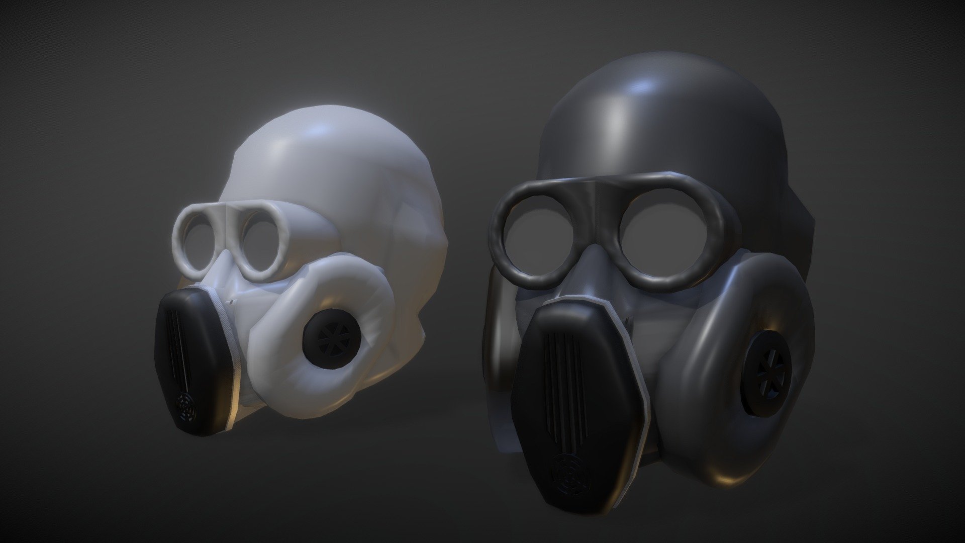 Gas Mask "Hamster" 3d model