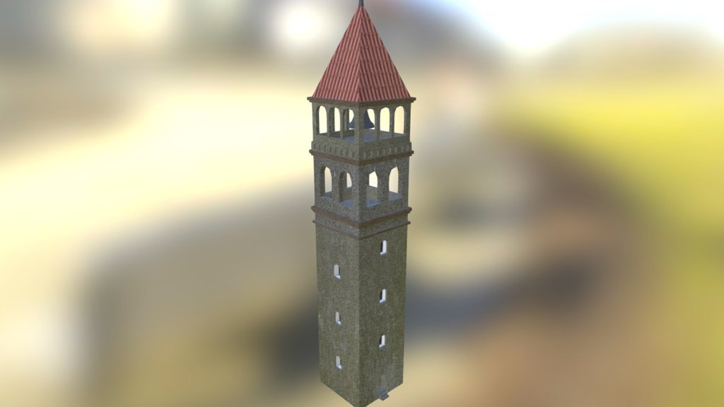 Bell Tower 3d model