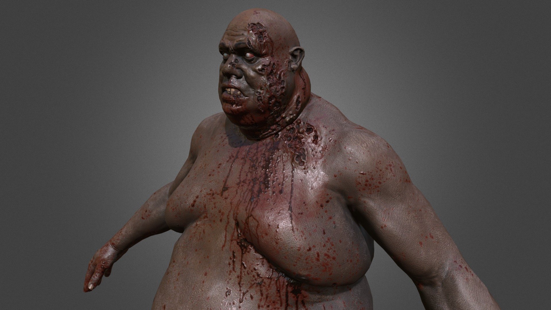 Big Zombie 3d model