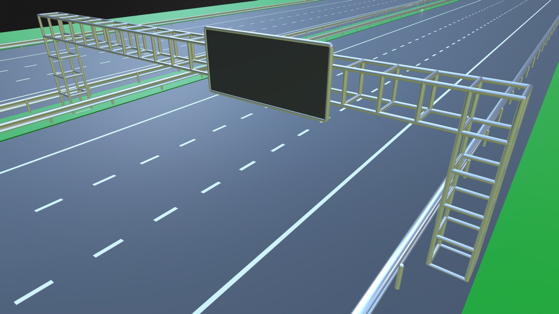 Freeway or Highway 3d model