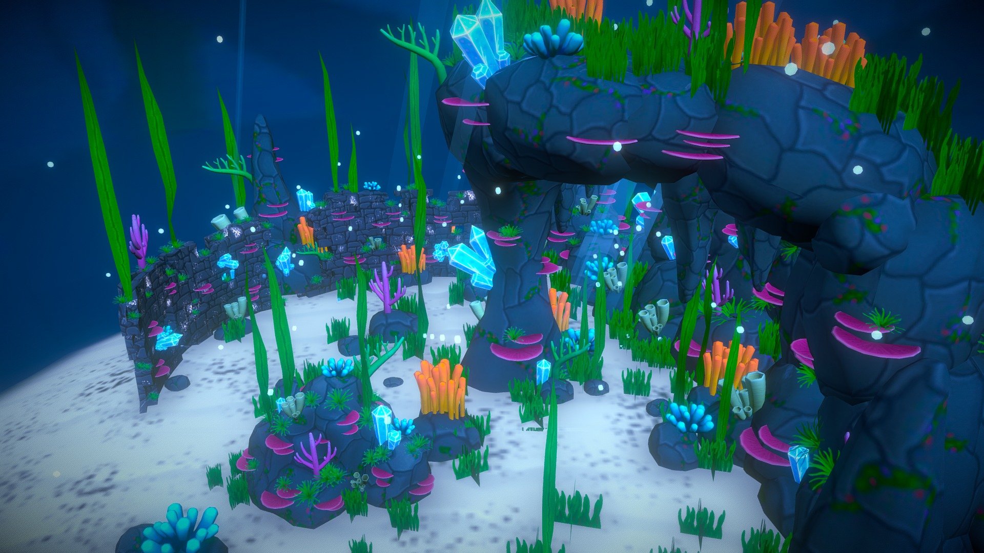 Pacific Reef 3d model