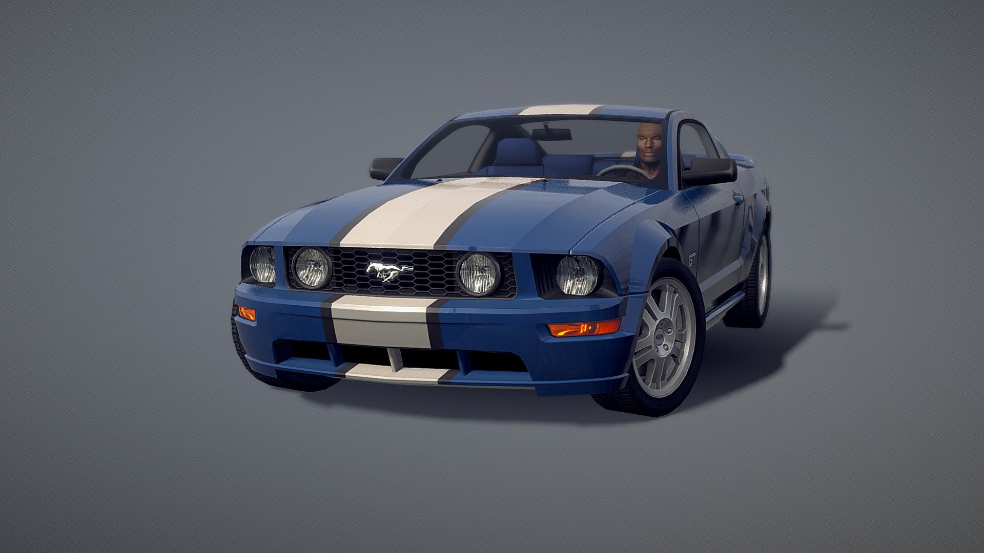 2005 Ford Mustang GT 3d model