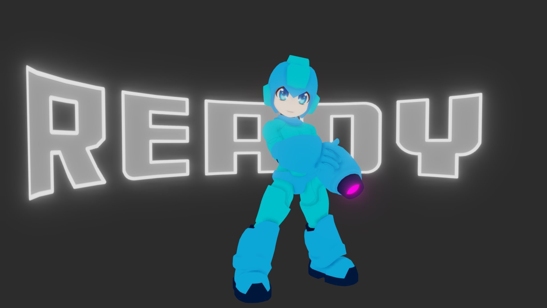 MegaMan 3d model