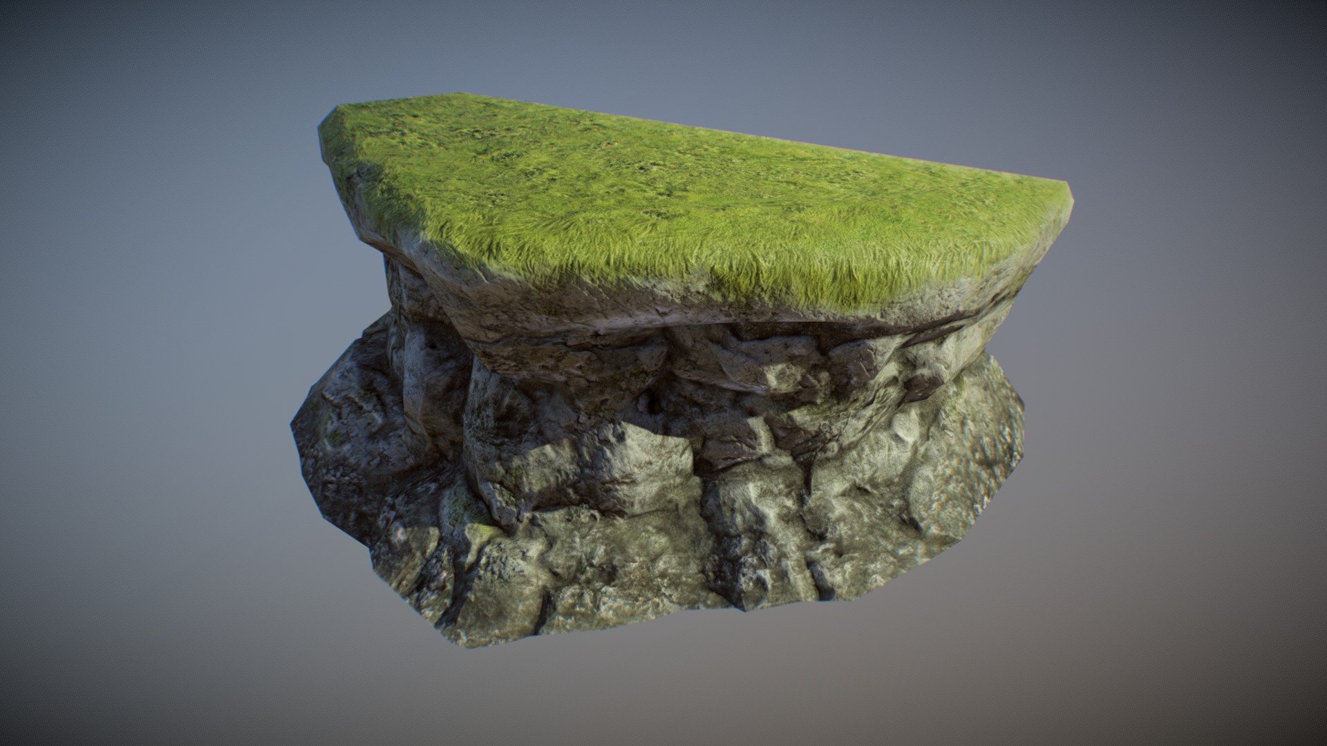 Low Cliff Medium [RHE] 3d model