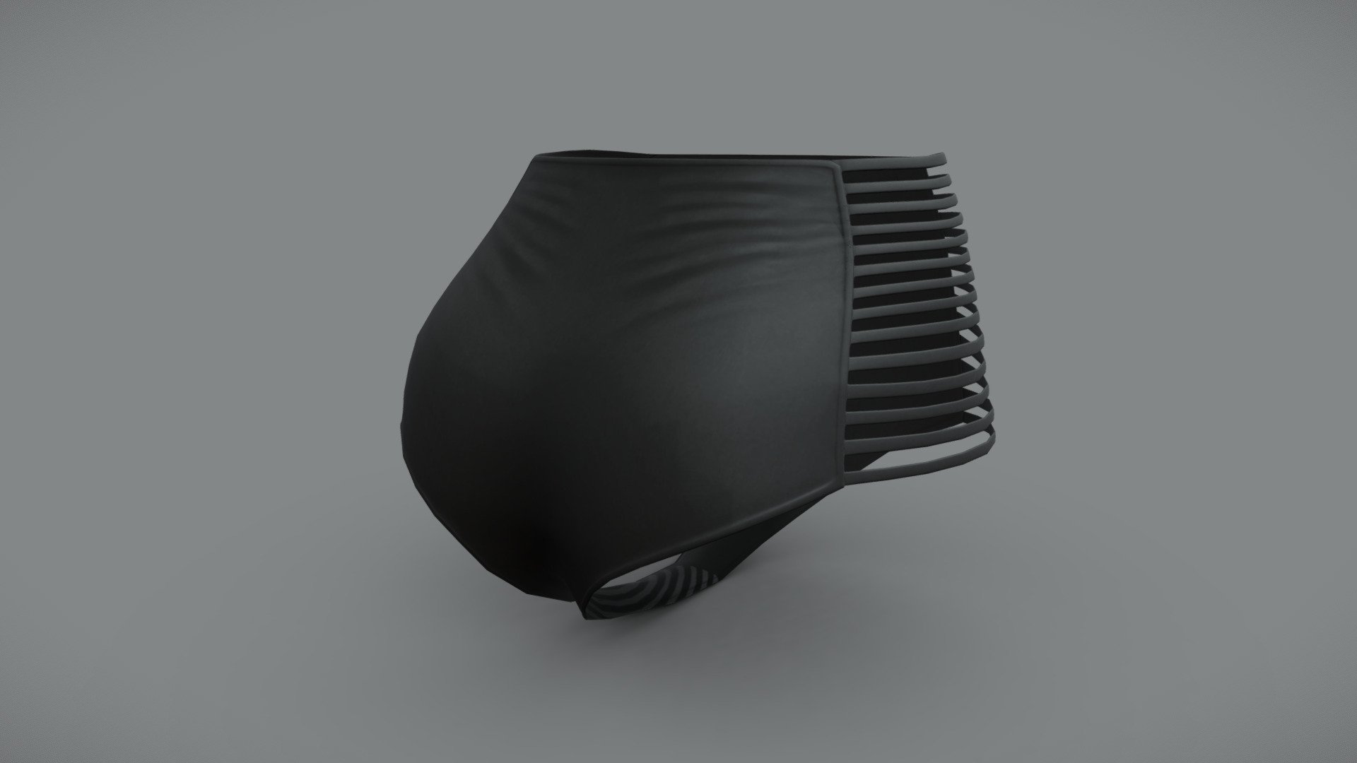 Female High Waist Panties 3d model