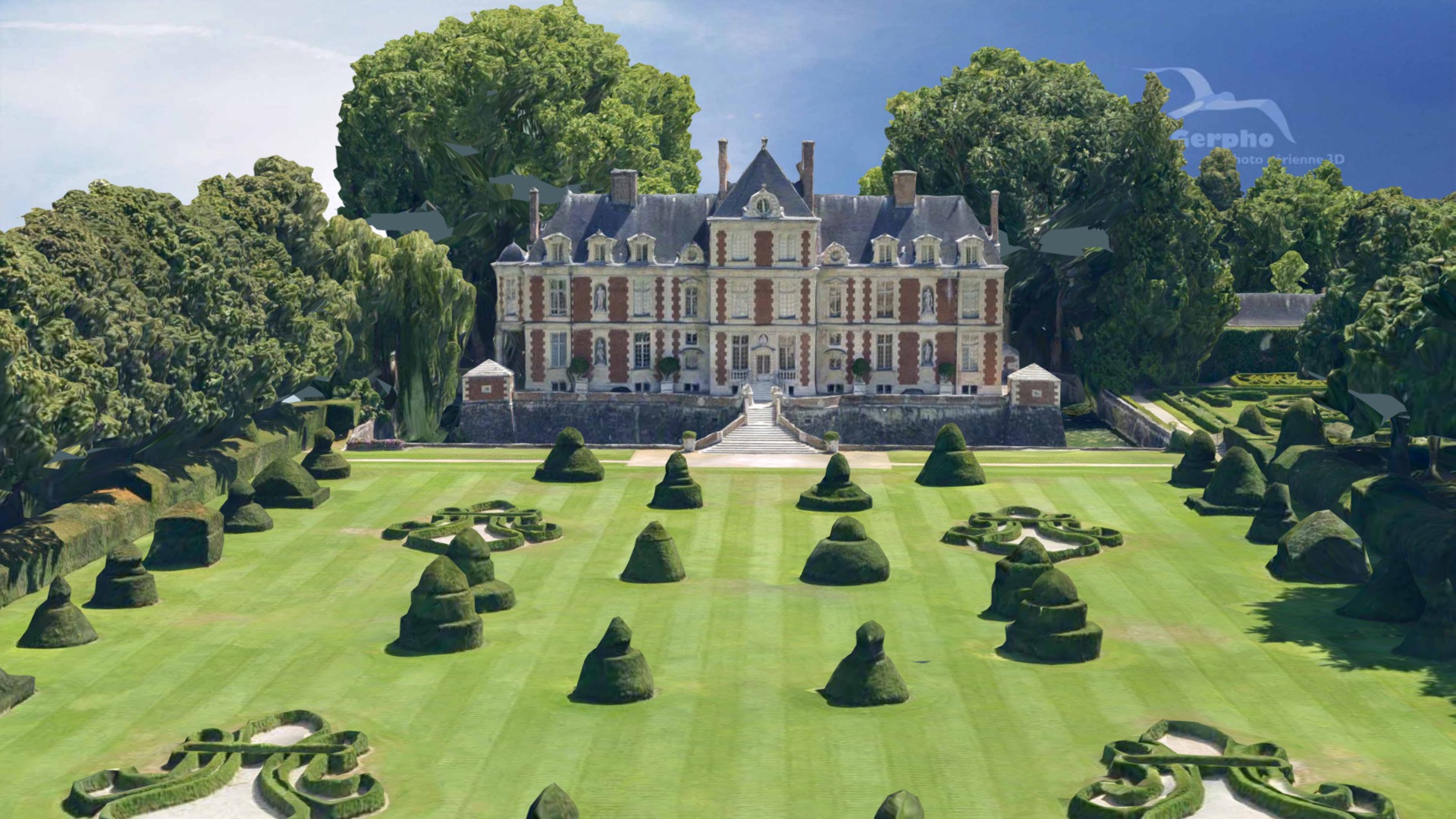 Chateau de Wideville 3d model