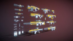 SciFi Gun Pack