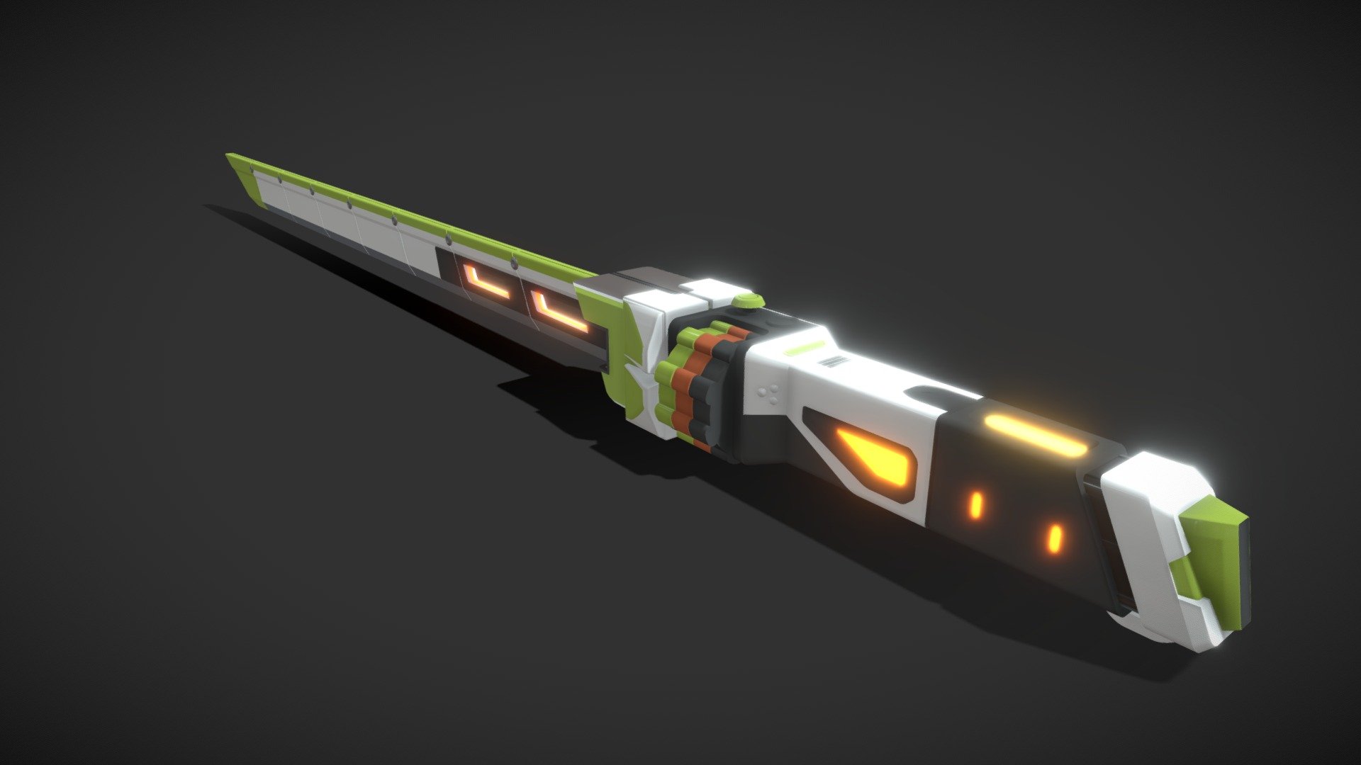 Crypto Heirloom Sword 3d model