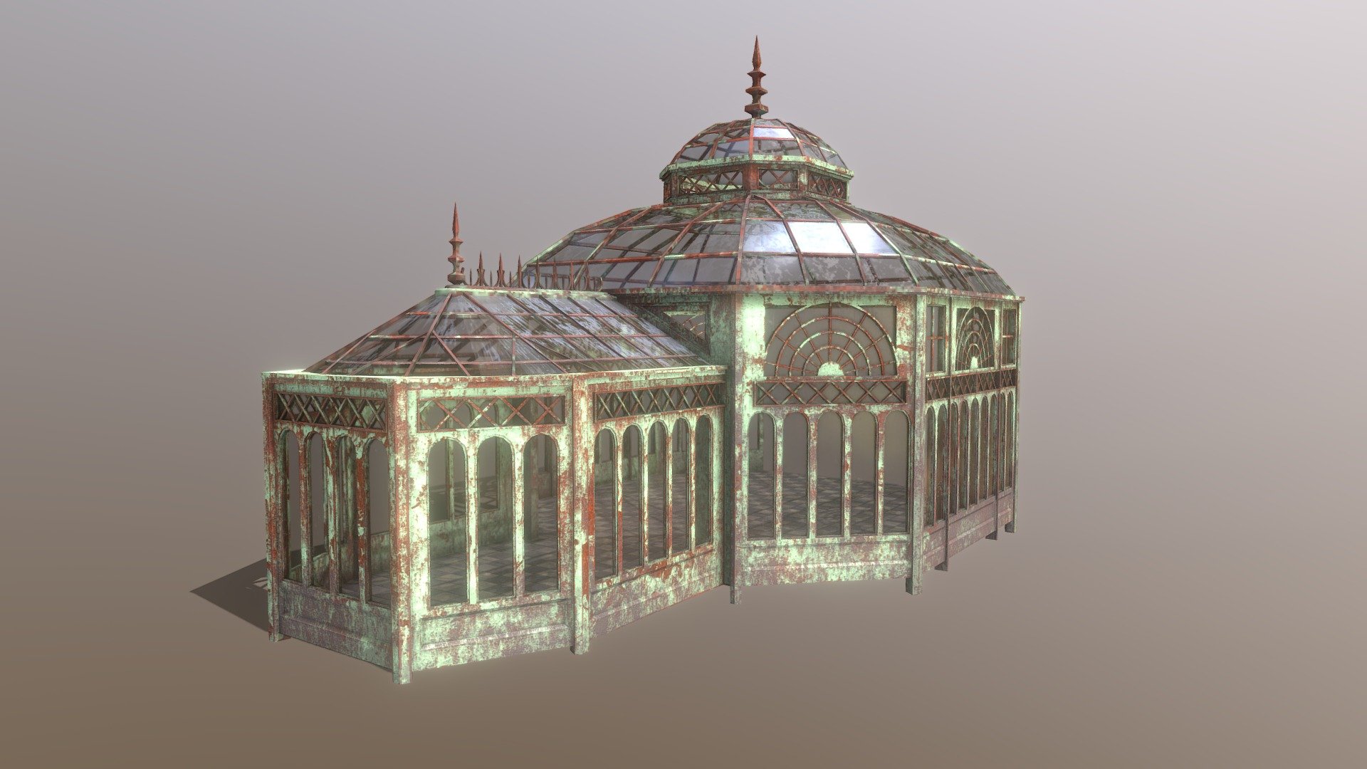 Old greenhouse 3d model