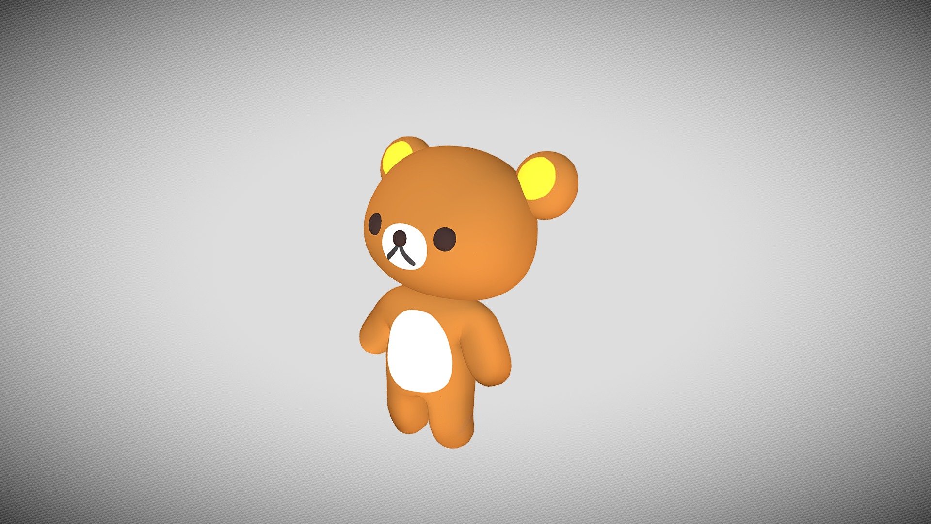 Rilakkuma bear 3d model