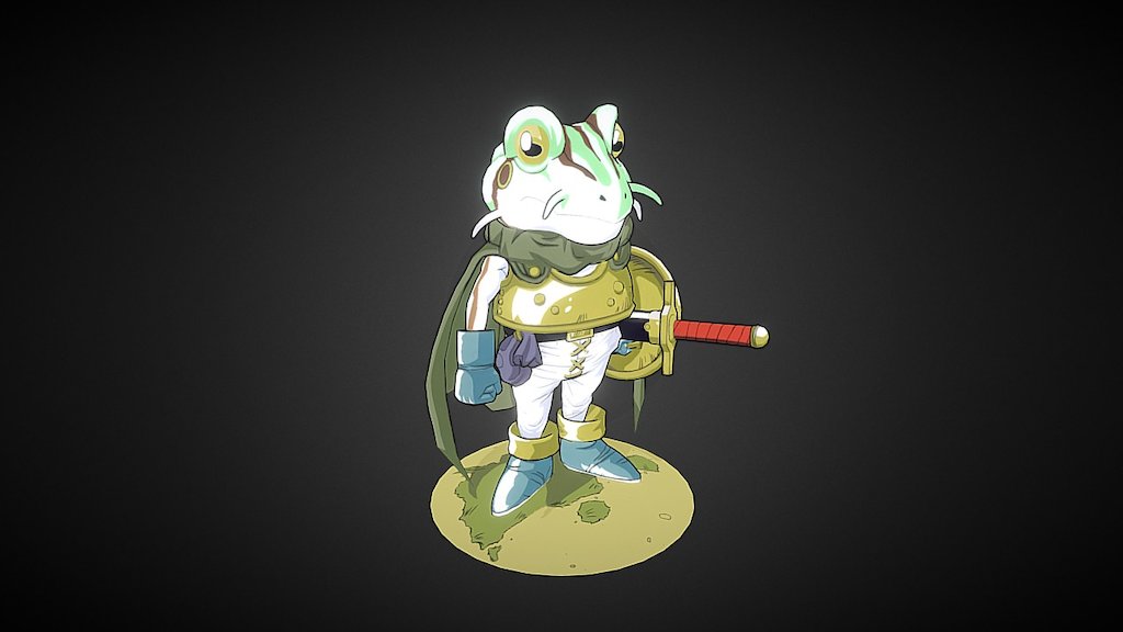 Frog-Chrono Trigger 3d model