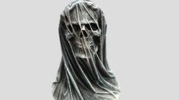 Death Skull in veil