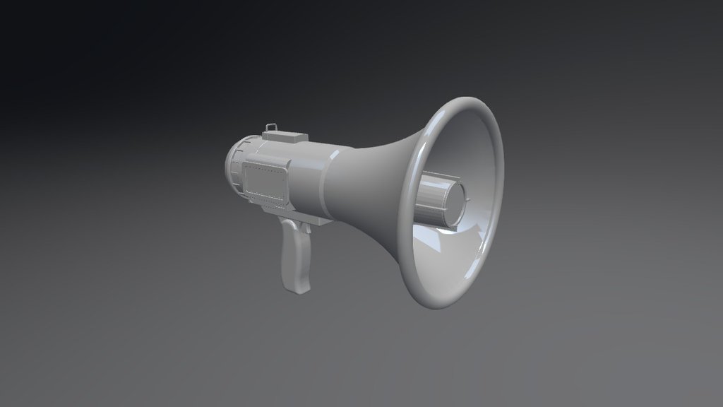 Danganronpa: Megaphone Hacking Gun 3d model