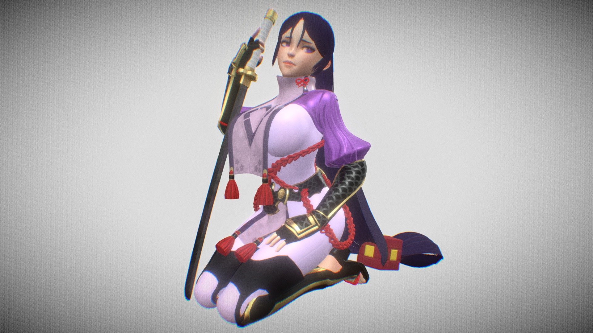 Minamoto no Raikou 3d model