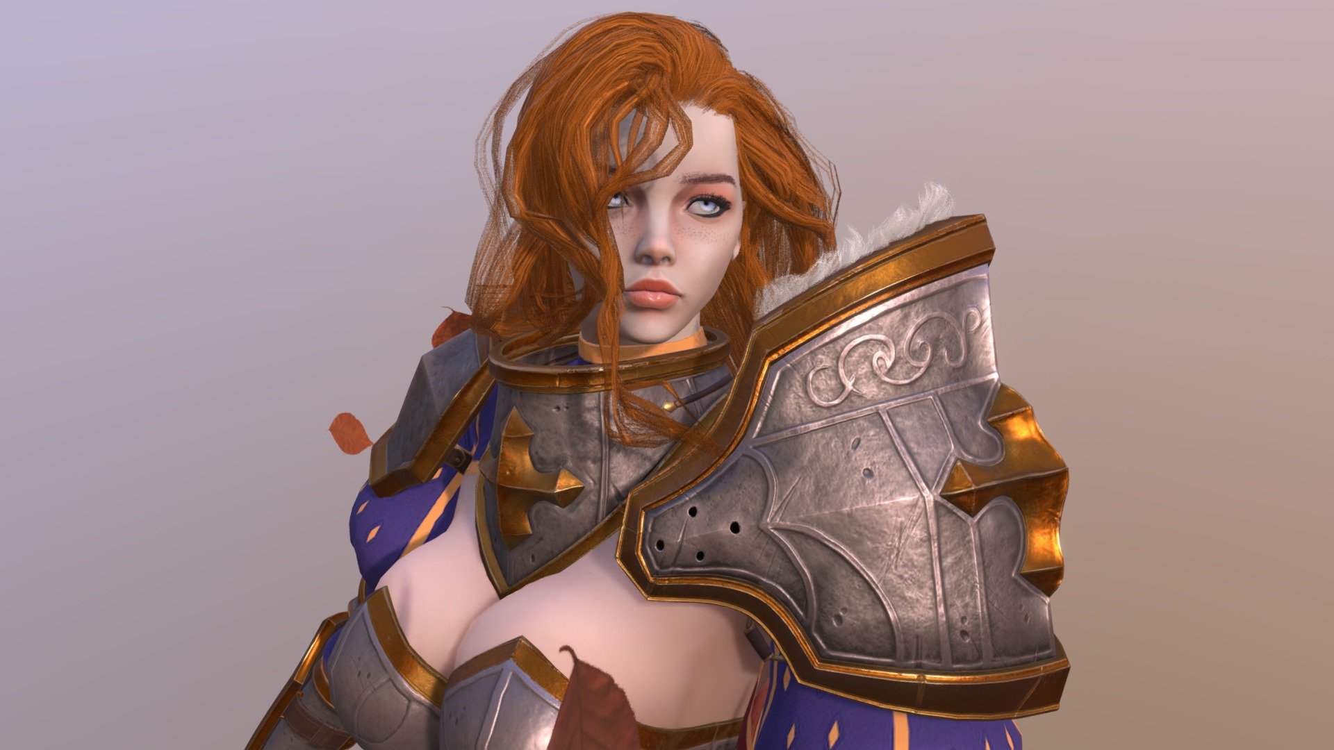 Paladin 3d model