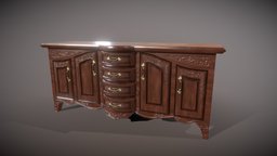 Fancy Cupboard lowpoly