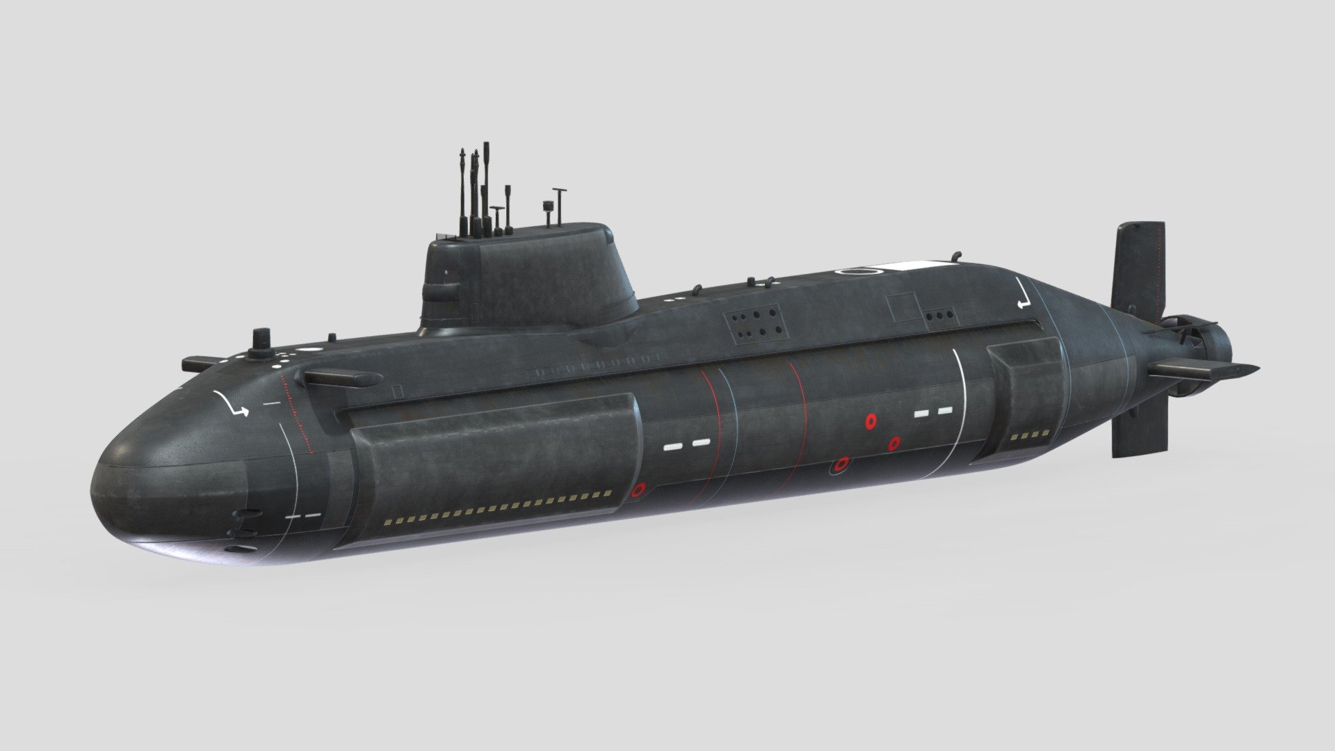 HMS Artful SSNs Submarine 3d model