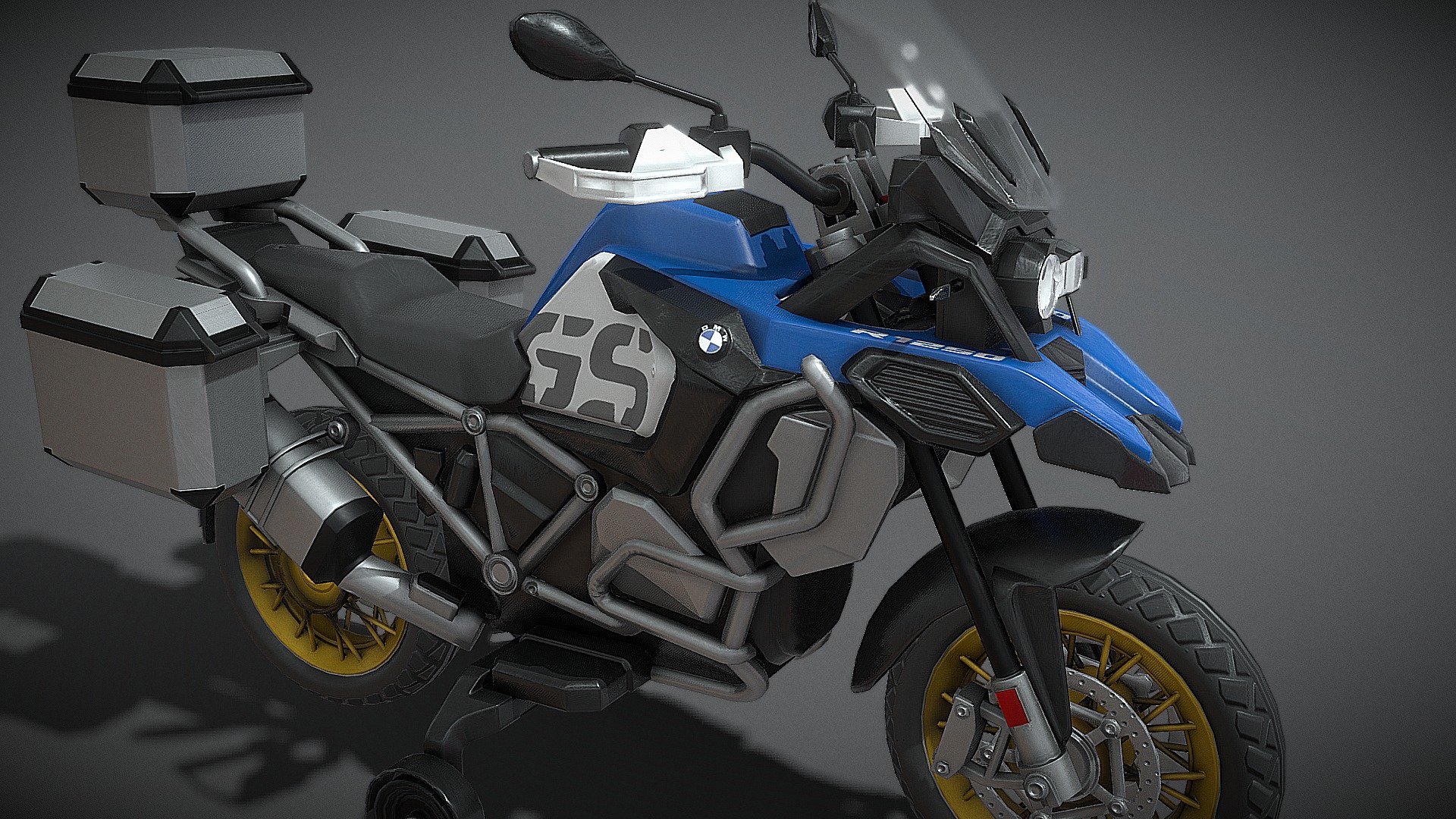 Injusa BMW R1250GS, Many-worlds 3d model