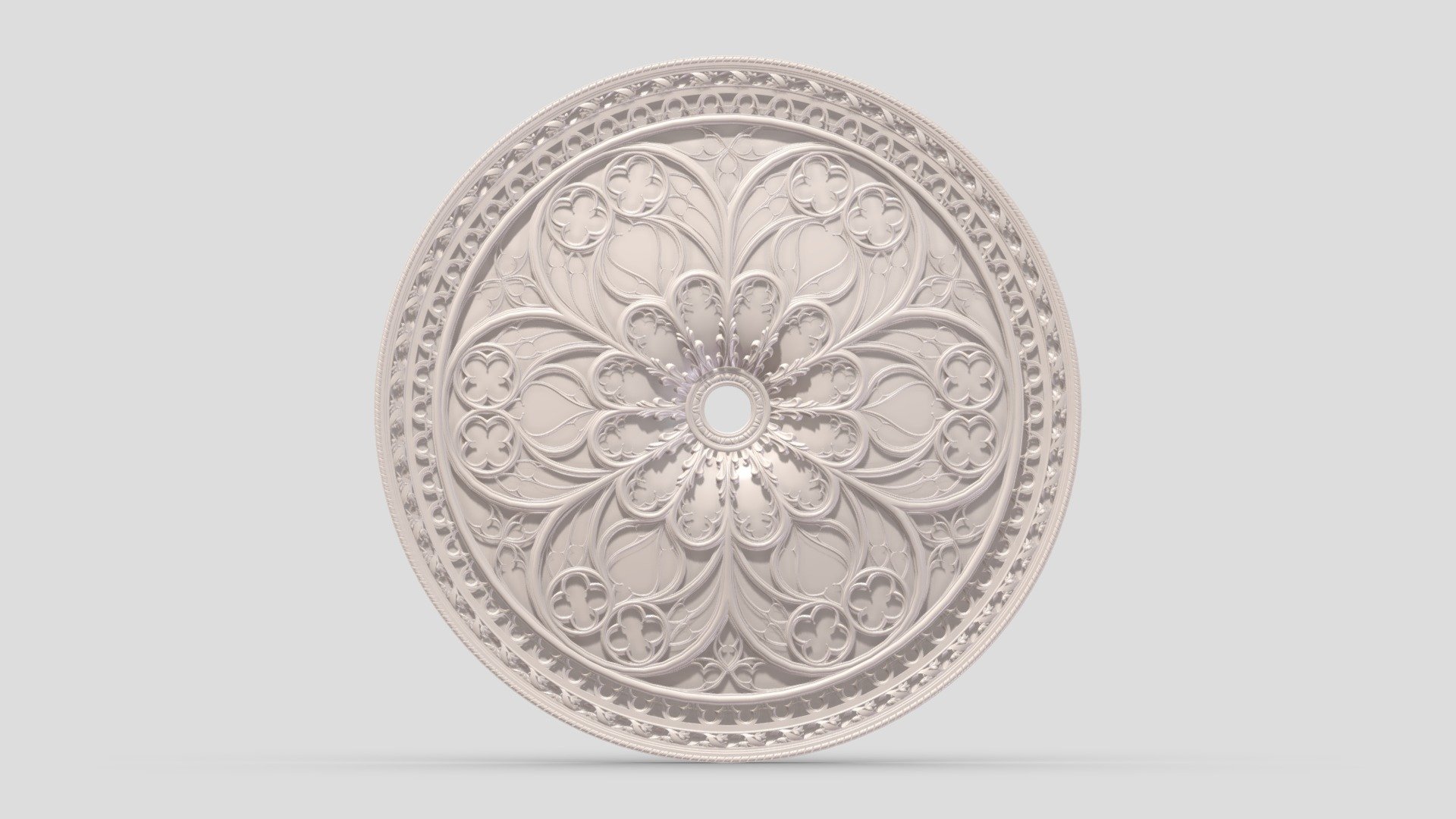 Classic Ceiling Medallion 64 3d model