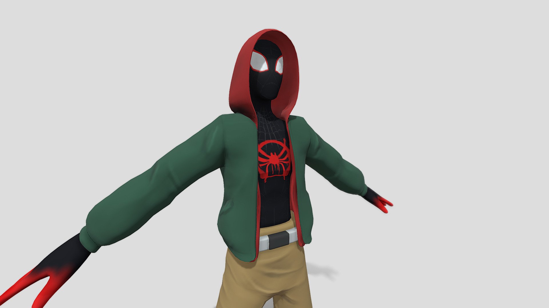 Miles Morales 3d model