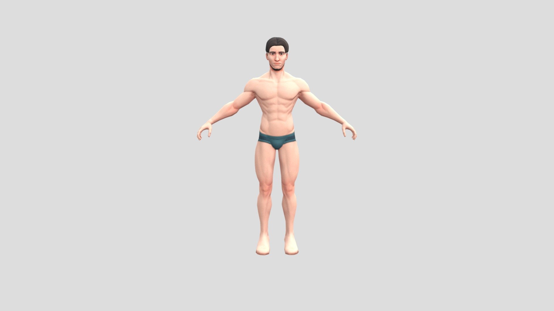 Male Character 3d model