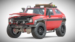 Generic 4x4 SUV Red