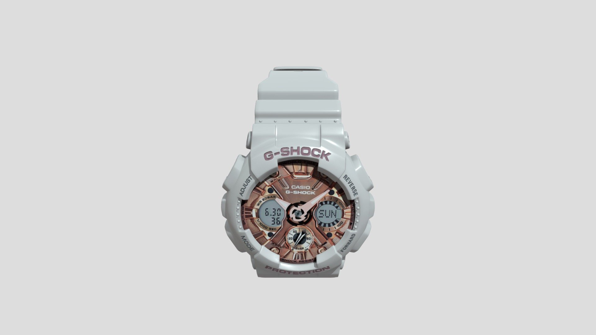 Womens S Series Analog-Digital Watch 3d model