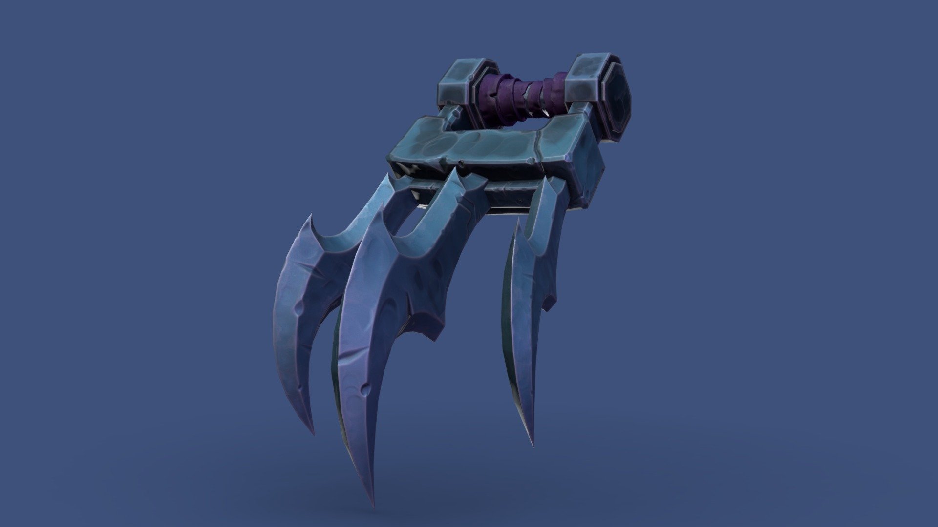 Stylized Combat Claws 3d model