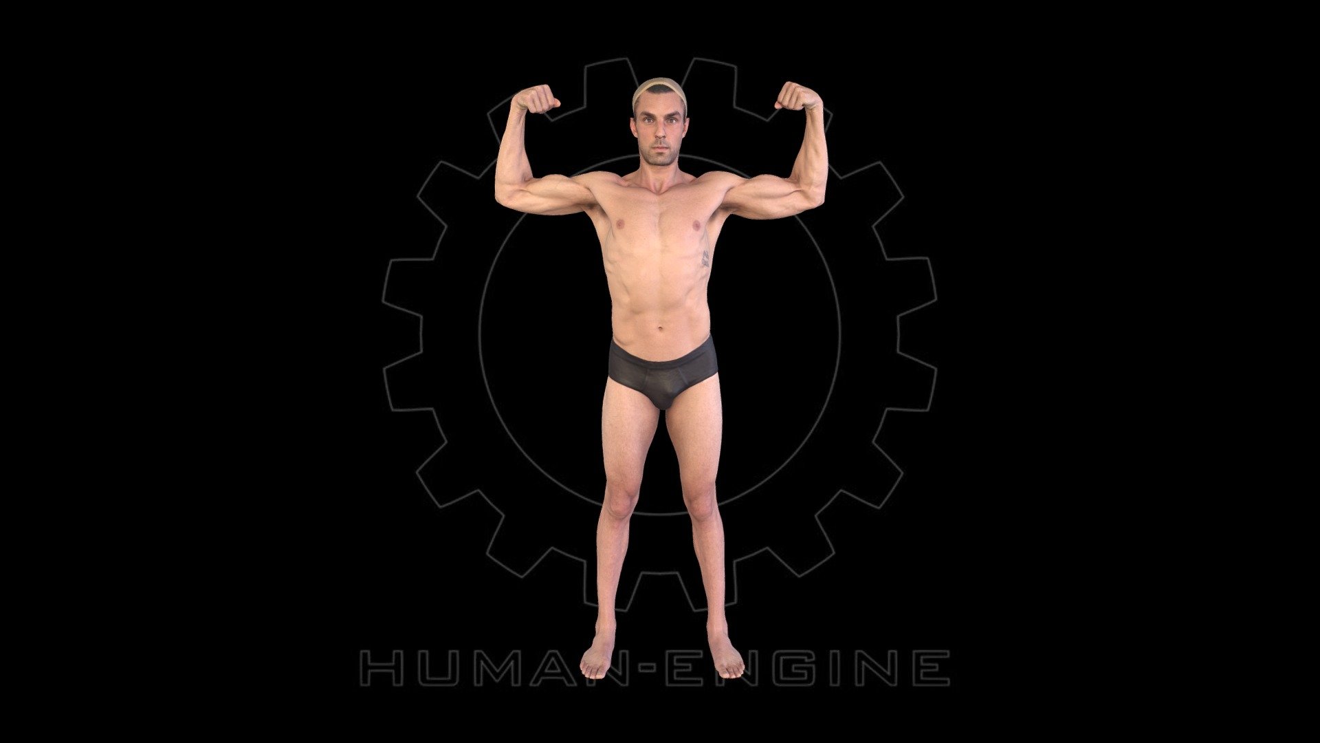 Male Scan 3d model