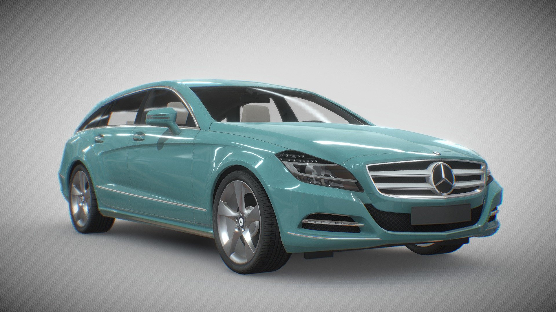 Mercedes Benz Luxurycar Model 3d model