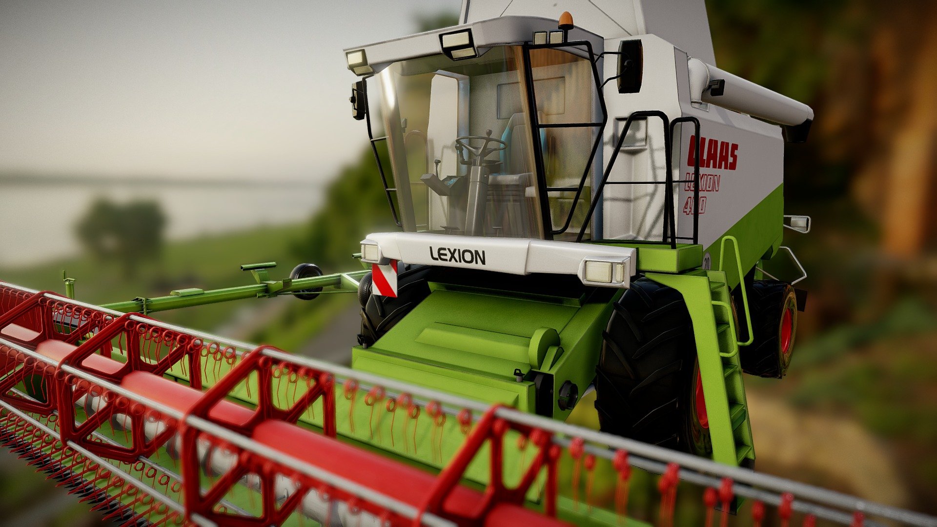 Combine Lexion 480 3d model