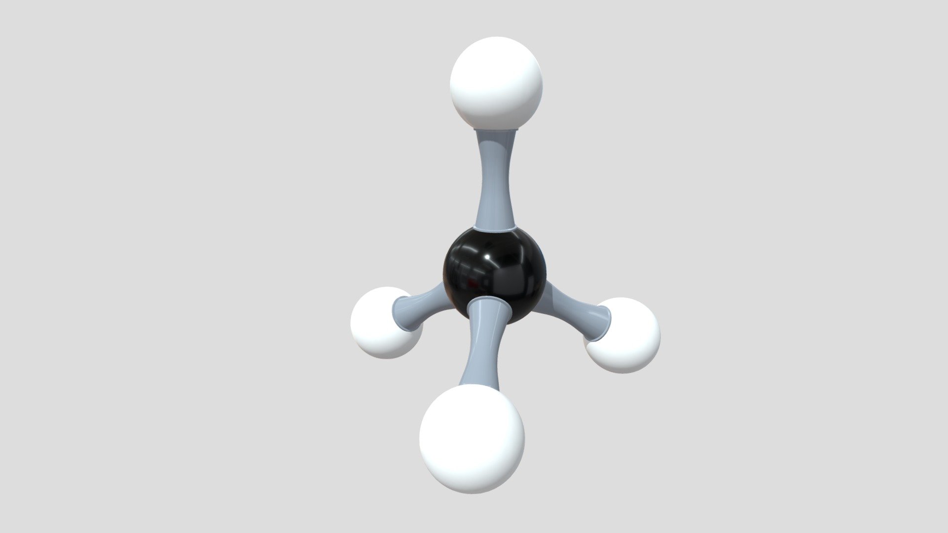 Methane Molecular CH4 3d model