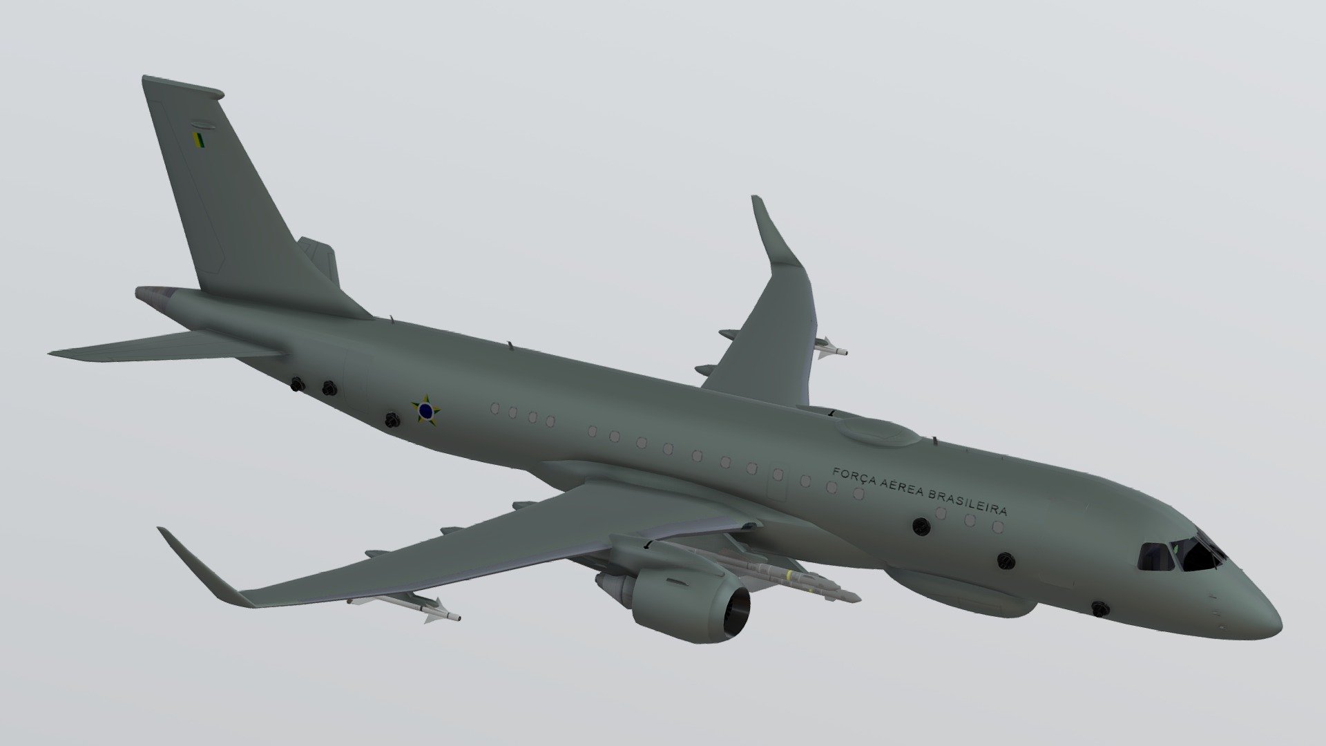 Embraer Maritime Patrol FAB 3d model