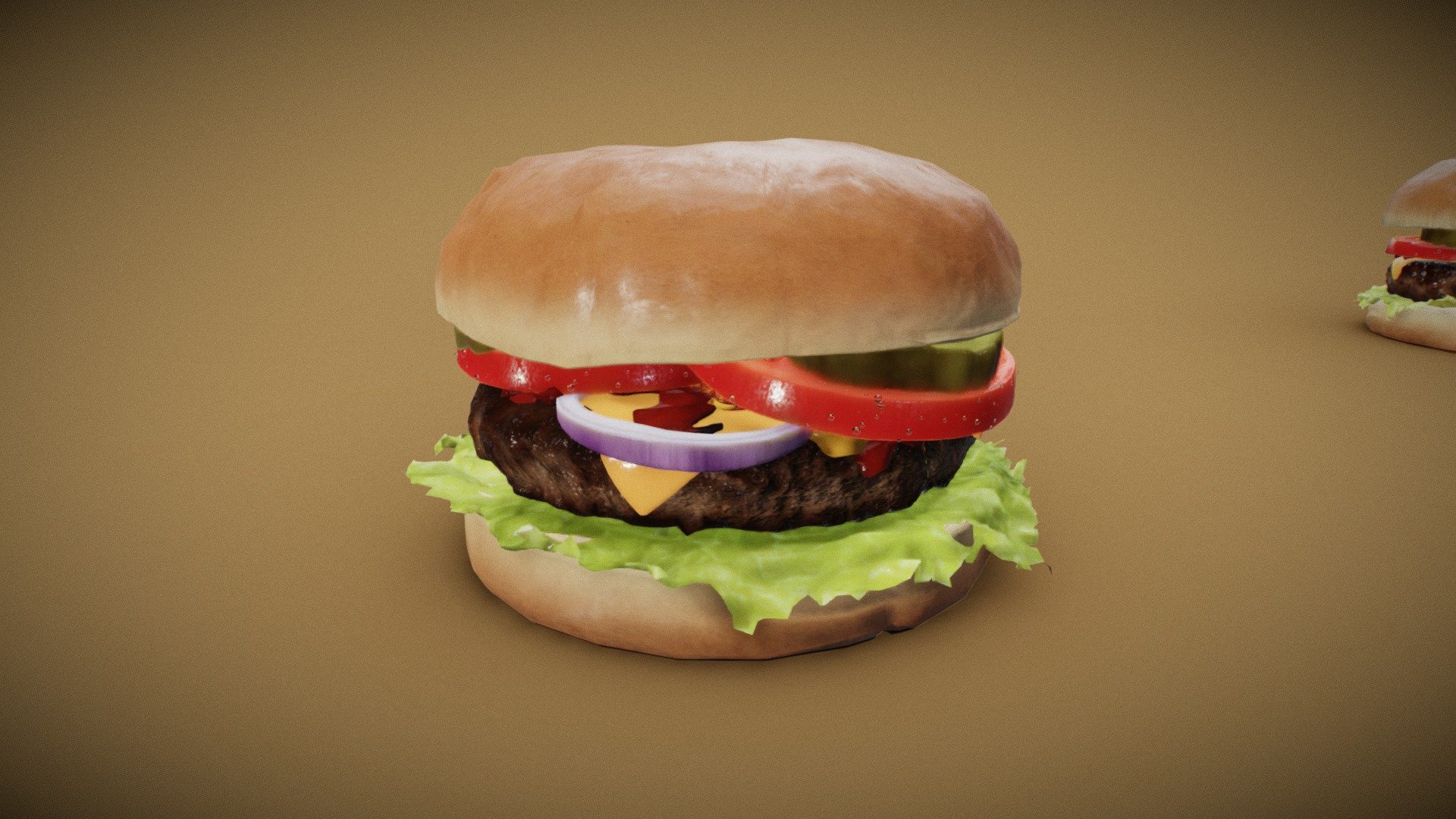 Burger 3d model