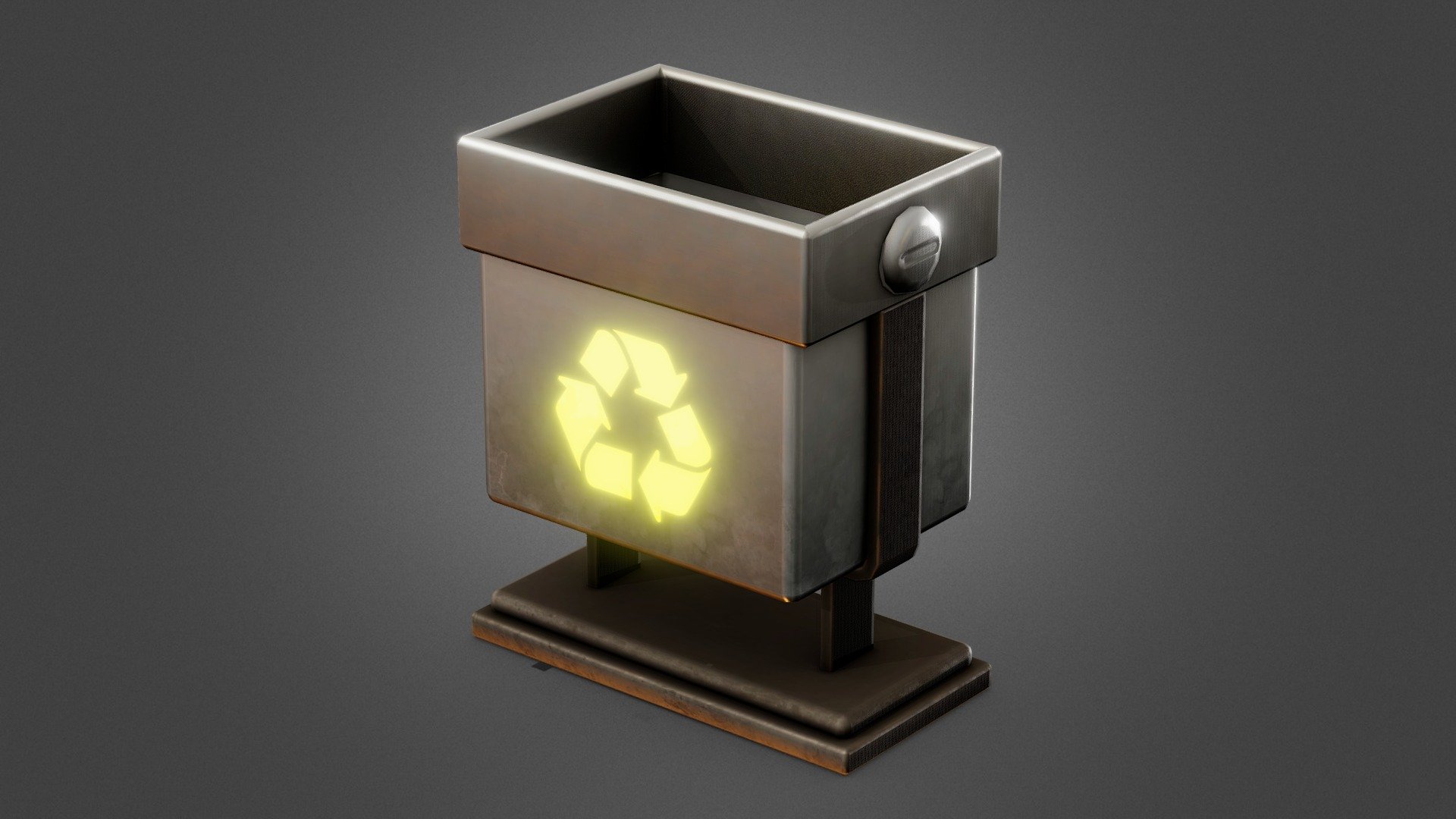 Futuristic Trash 3d model