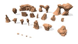 Low Poly Landscape Set