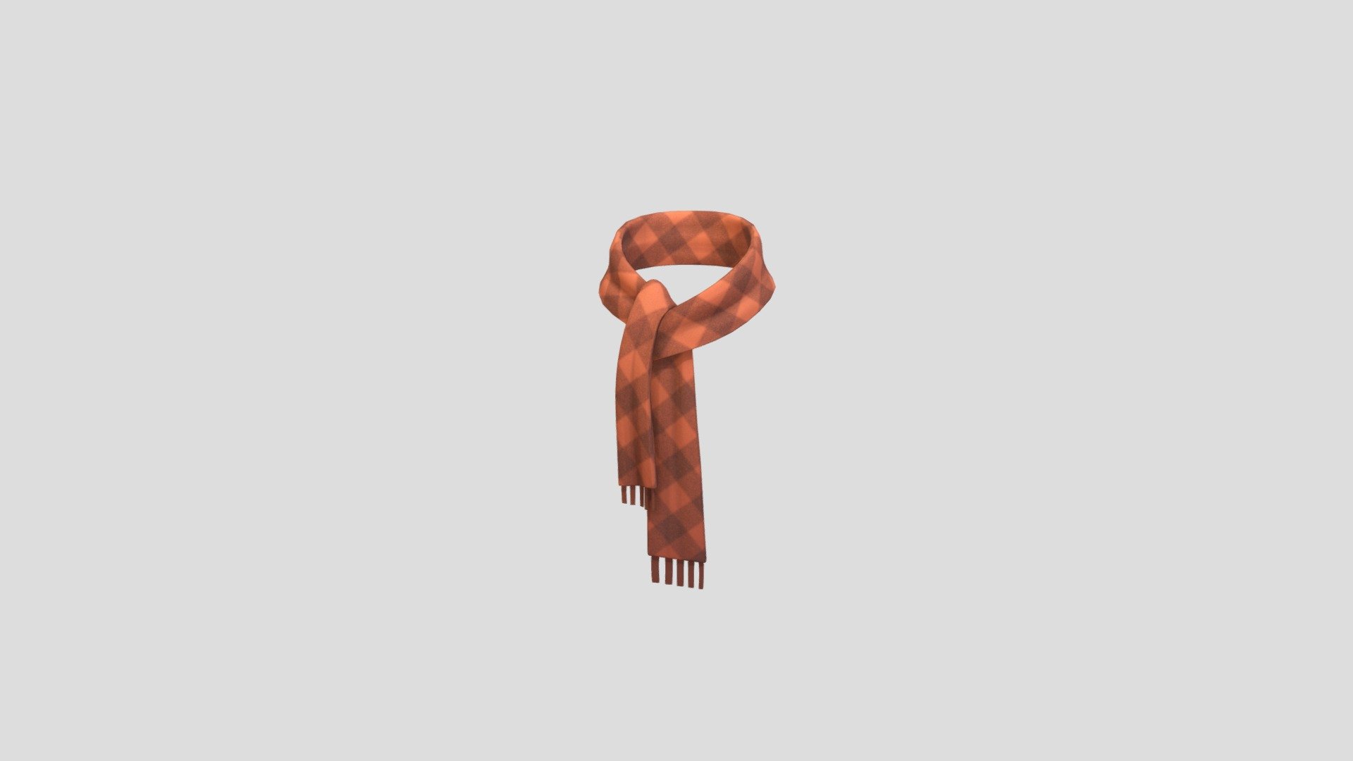 Tweed Scarf 3d model