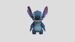 Stitch Idle GLTF Export Test