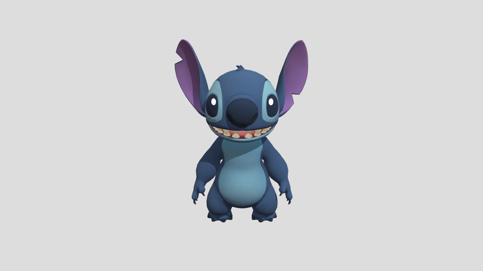 Stitch Idle GLTF Export Test 3d model