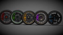 ( FREE ) 5 Wheels Sport for tuning car