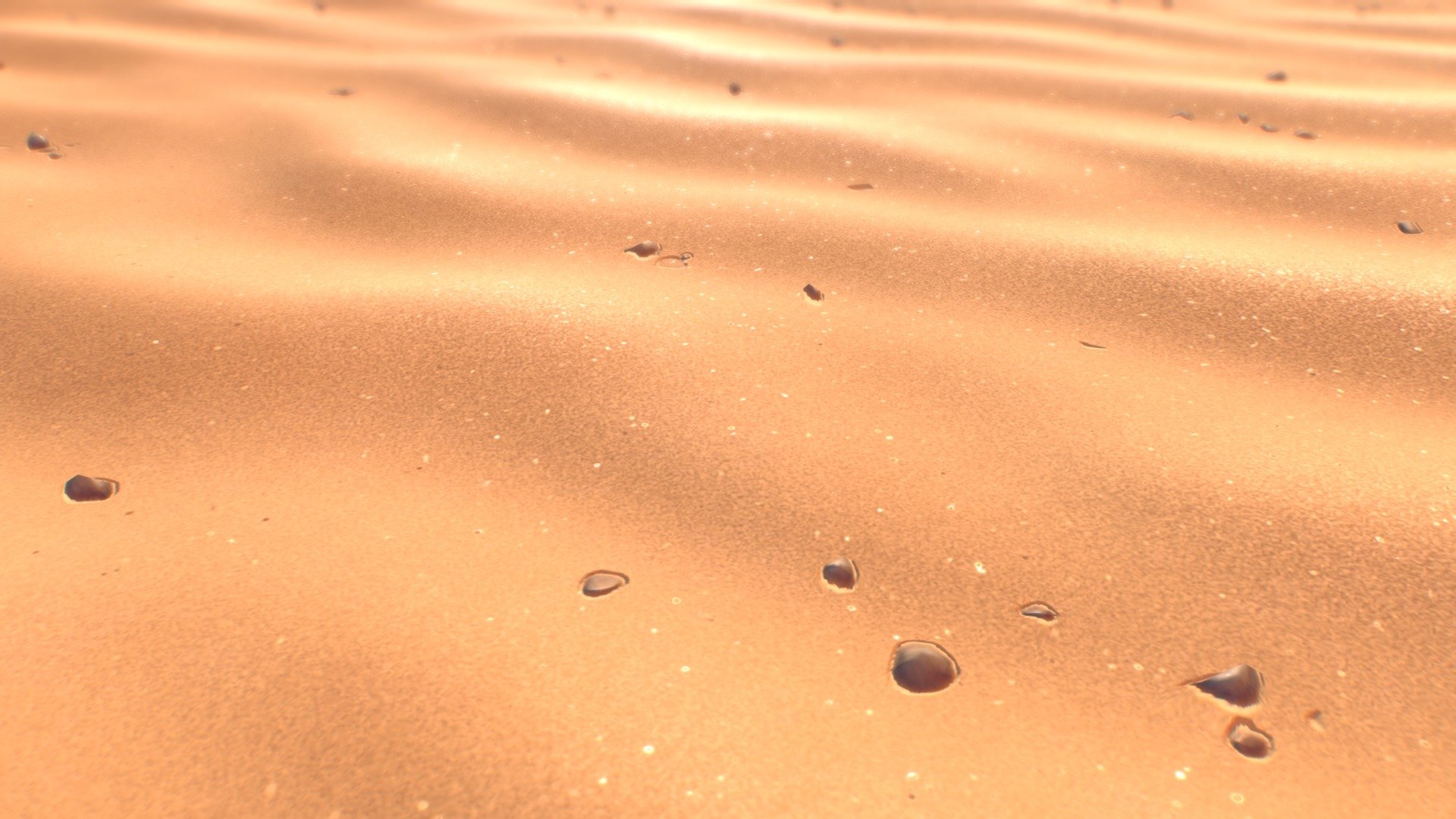 Desert Sand 3 With Pebbles 3d model