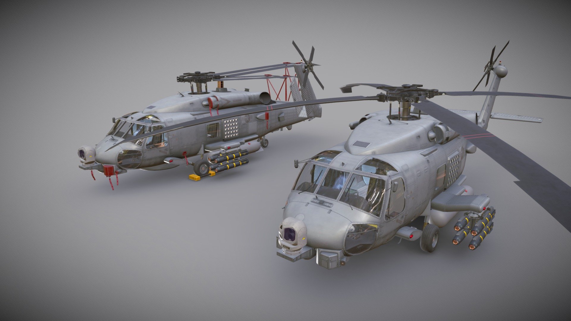 MH-60R "Sea Hawk" Static 3d model