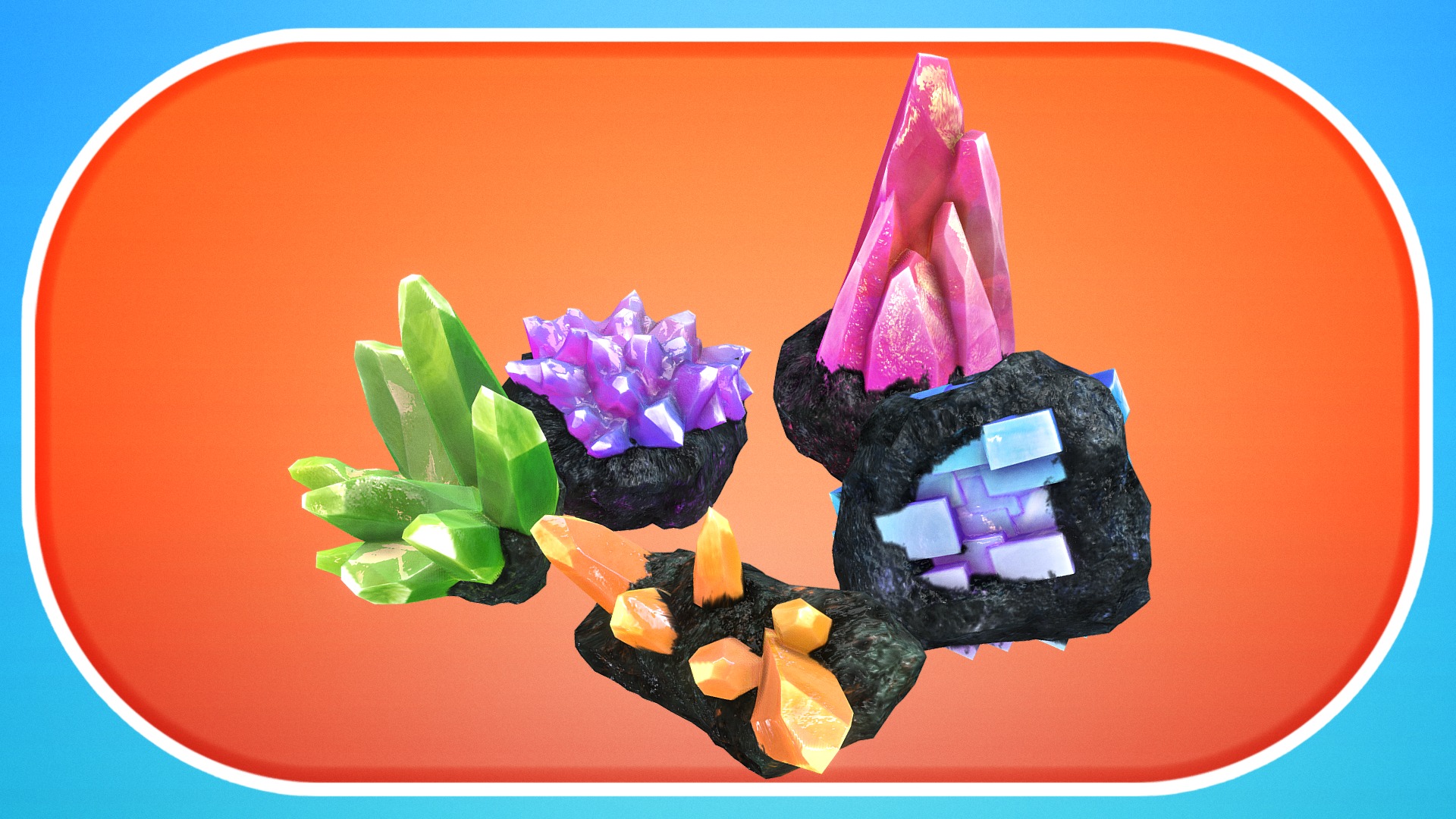 Best Crystals 3d model