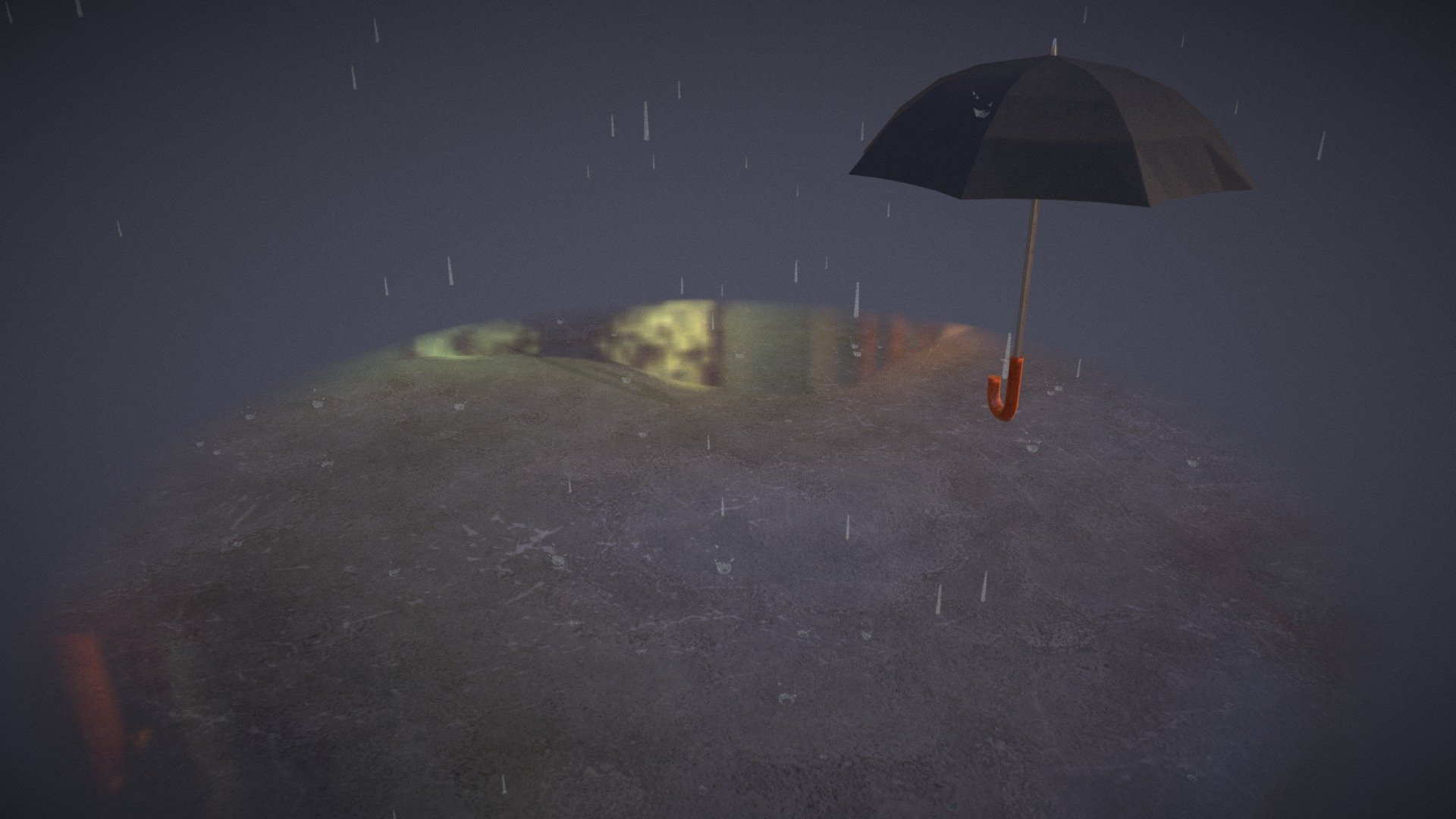 Seamless rain 3d model