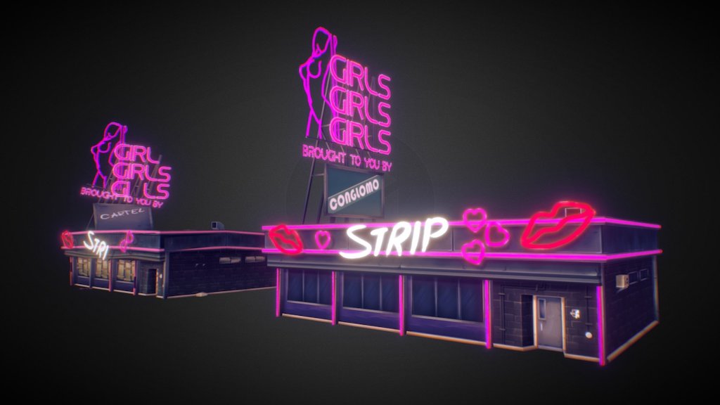 Strip Club 3d model