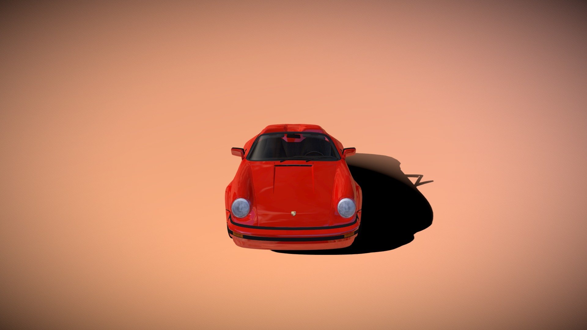 Porsche 911 (Series G) Speedster 3d model