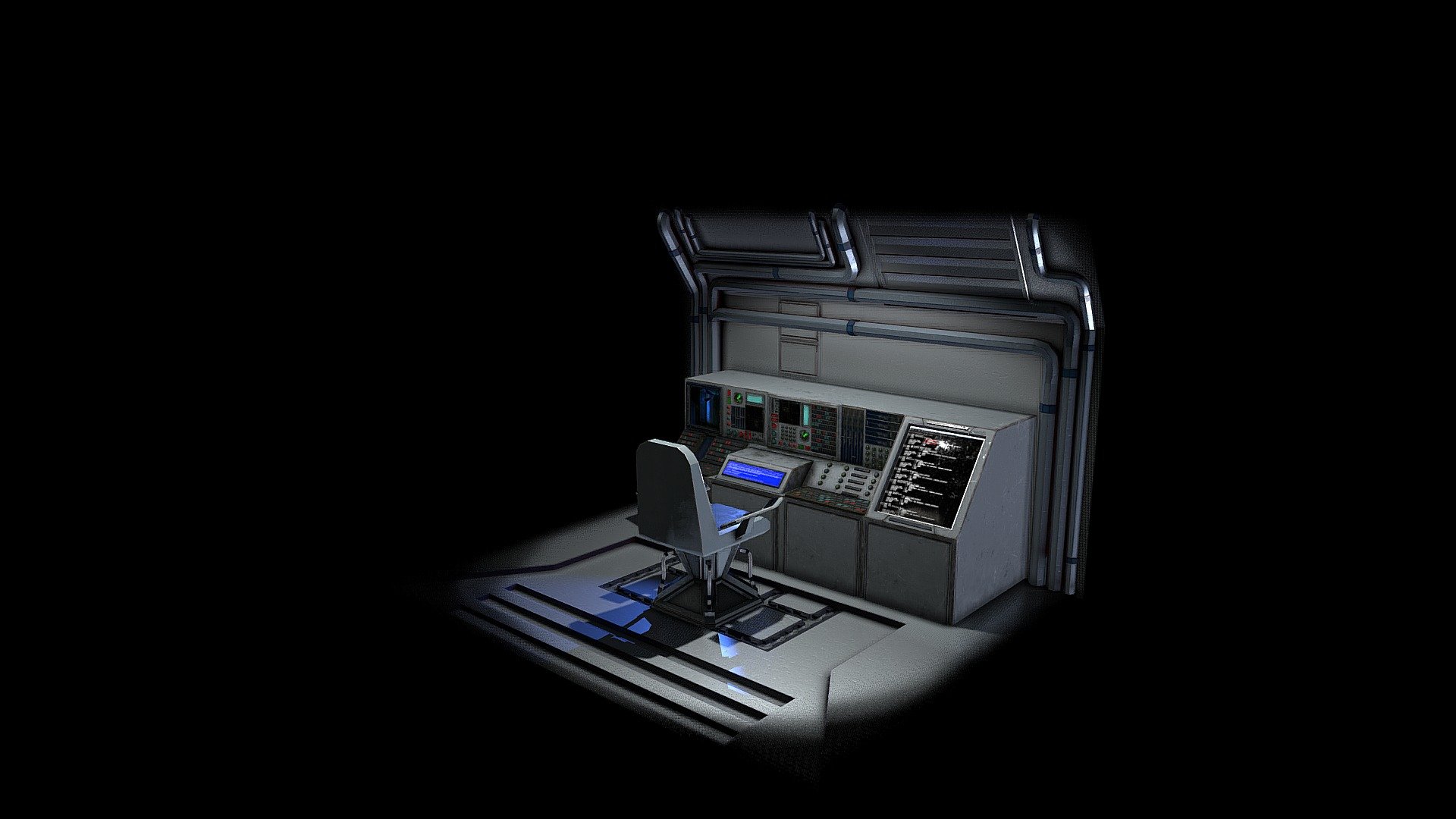 The Control Room 3d model